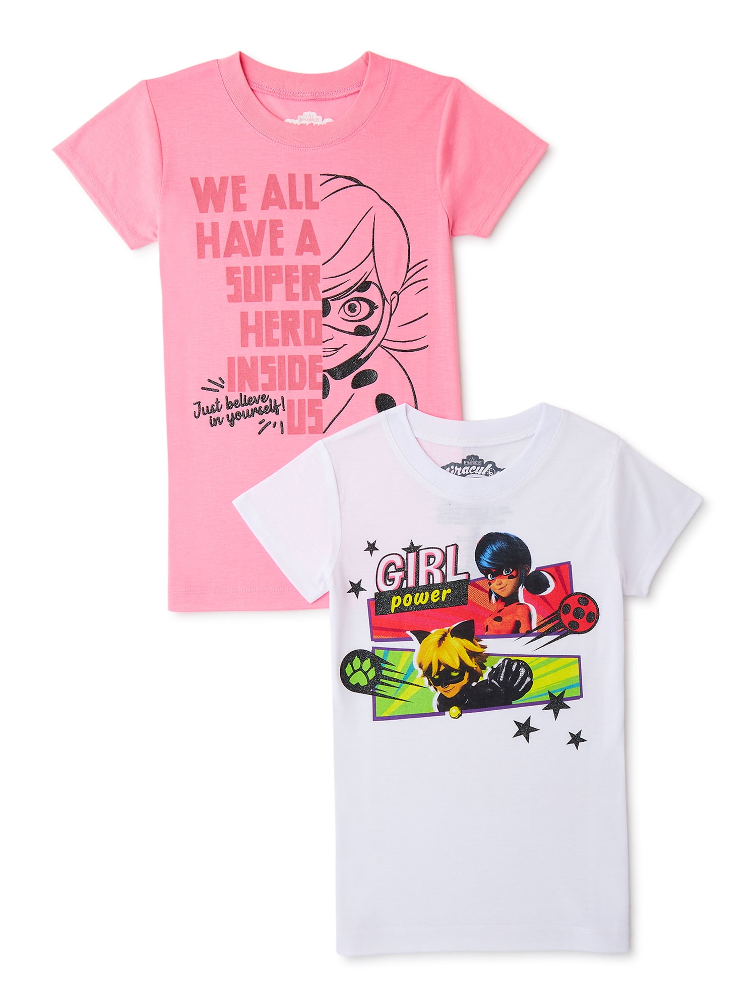 Ladybug Girls' Graphic T-Shirt, - Walmart.com