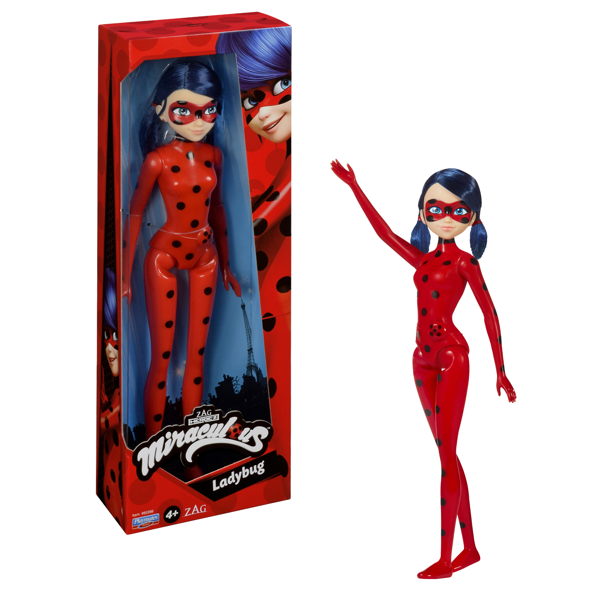 Miraculous Ladybug Hero Doll” 10.5” Fashion Doll by Playmates Toys -  Walmart.com