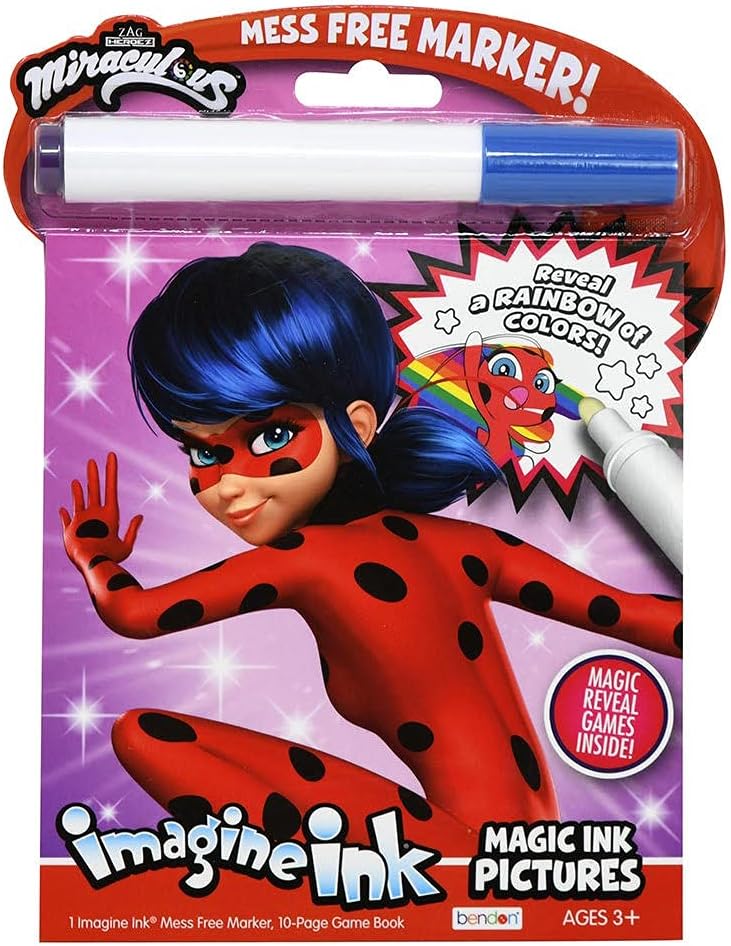 Miraculous Ladybug Imagine Ink Magic Ink Pictures, Size: 5.5
