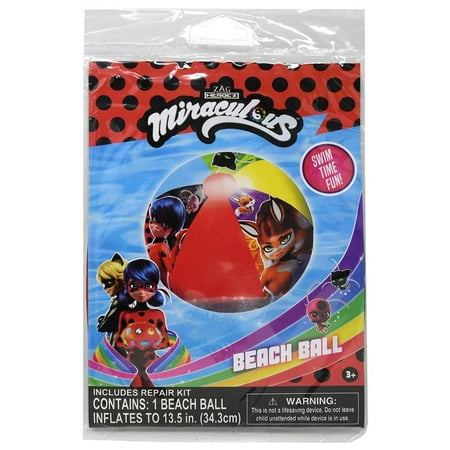 Miraculous Ladybug Inflatable Beach Ball- 2 PACK