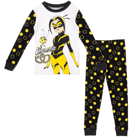 Miraculous Ladybug Little Girls Breathable Pullover Pajama Shirt & Pajama Pants Red 4