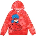 thumbnail image 1 of Miraculous Ladybug Little Girls French Terry Pullover Crossover Hoodie Little Kid to Big Kid, 1 of 5