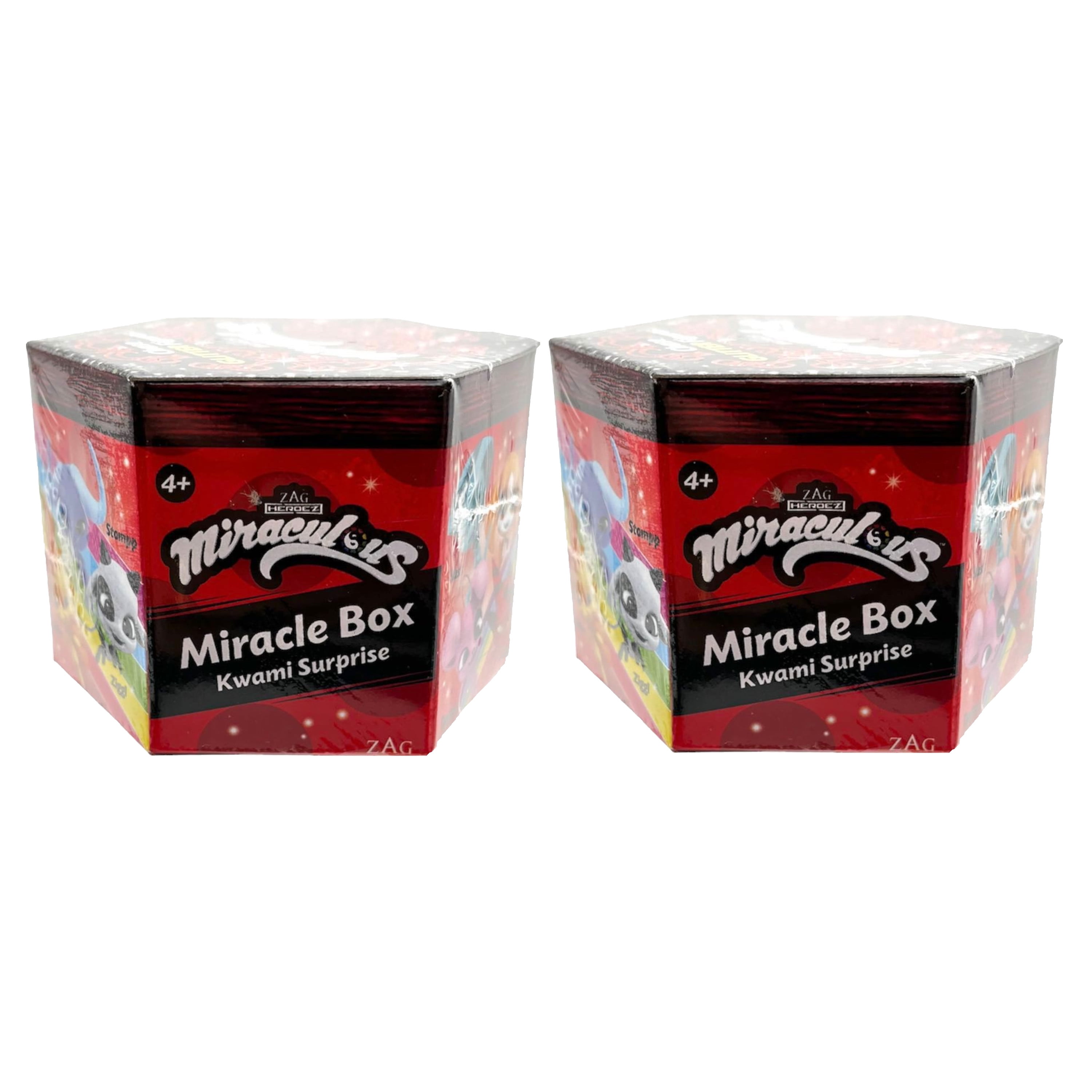 Miraculous Ladybug Miracle Box Kwami Surprise, Blind Box, 2-Pack 