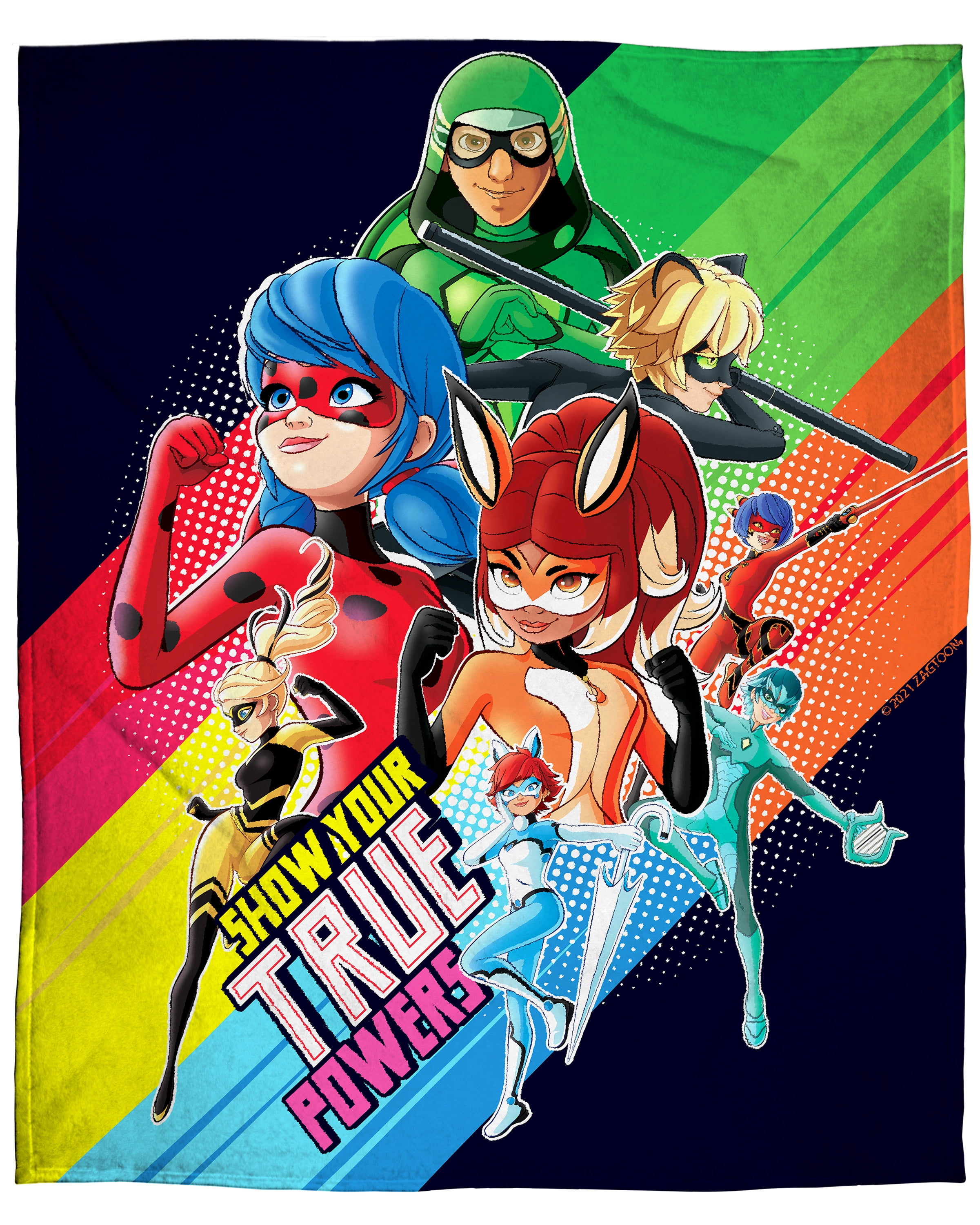 Miraculous Ladybug Plush Fleece Throw Blanket Dominican Republic