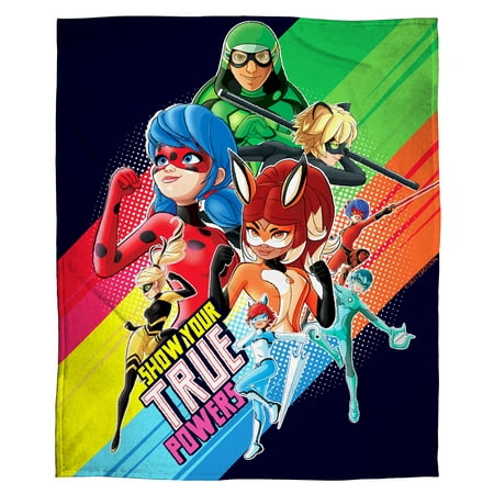 Miraculous Ladybug True Power Soft Cuddly Plush Fleece Throw Blanket Wall Scroll