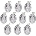 thumbnail image 1 of Miraculous Medal Pendants, Religious Jewelry Gifts, Pack of 10, 1 Inch, 1 of 7