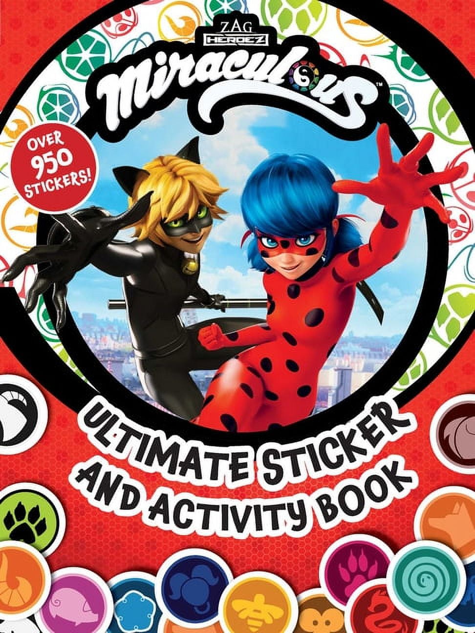 Miraculous: Ultimate Sticker and Activity Book: 100% Official Tales of  Ladybug & Cat Noir, as seen on Disney and Netflix!|Paperback