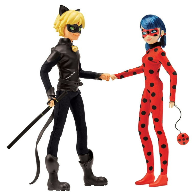 Miraculous Ladybug Mission Accomplished Ladybug & Cat Noir 2-Pack Doll