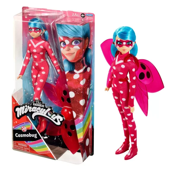 Miraculous Poseable Dolls, Plastic Multicolor, 10.5"