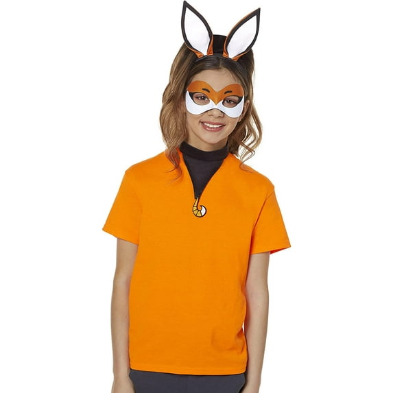 Miraculous Rena Rouge Costume Accessories Set, with Eye Mask, Headpiece, Choker (3 Piece)