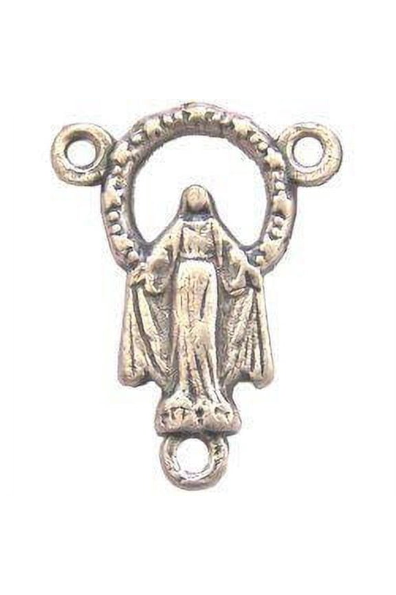Miraculous medal center - Arch- O.L. Grace - Pewter(1.7 cm-0.7")