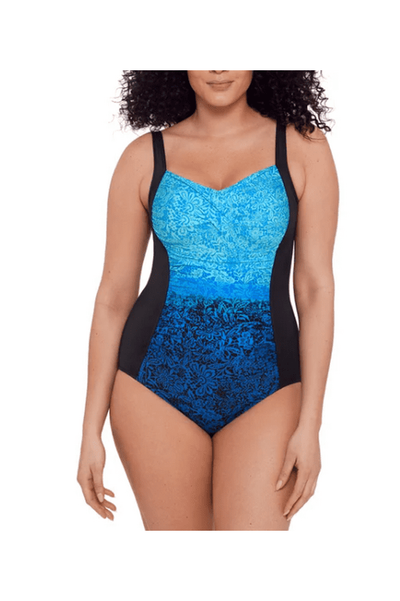 by Miraclesuit Women's Swimsuit Blue 14