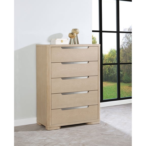 Mirador Light Elm 5-drawer Bedroom Chest