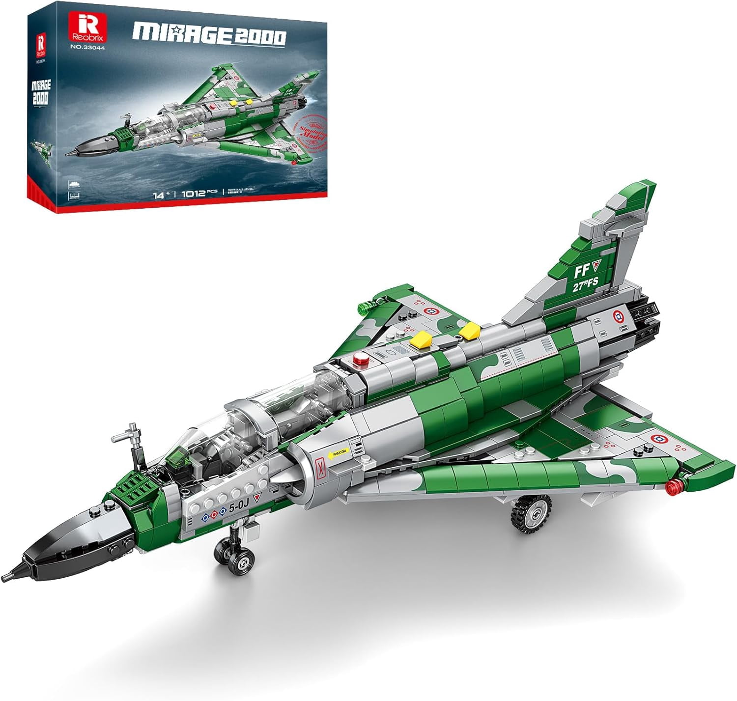 1012 Models Mirage 2000 Fighter Jet Building Kit for Adults and Teens, 1012 PCS ...