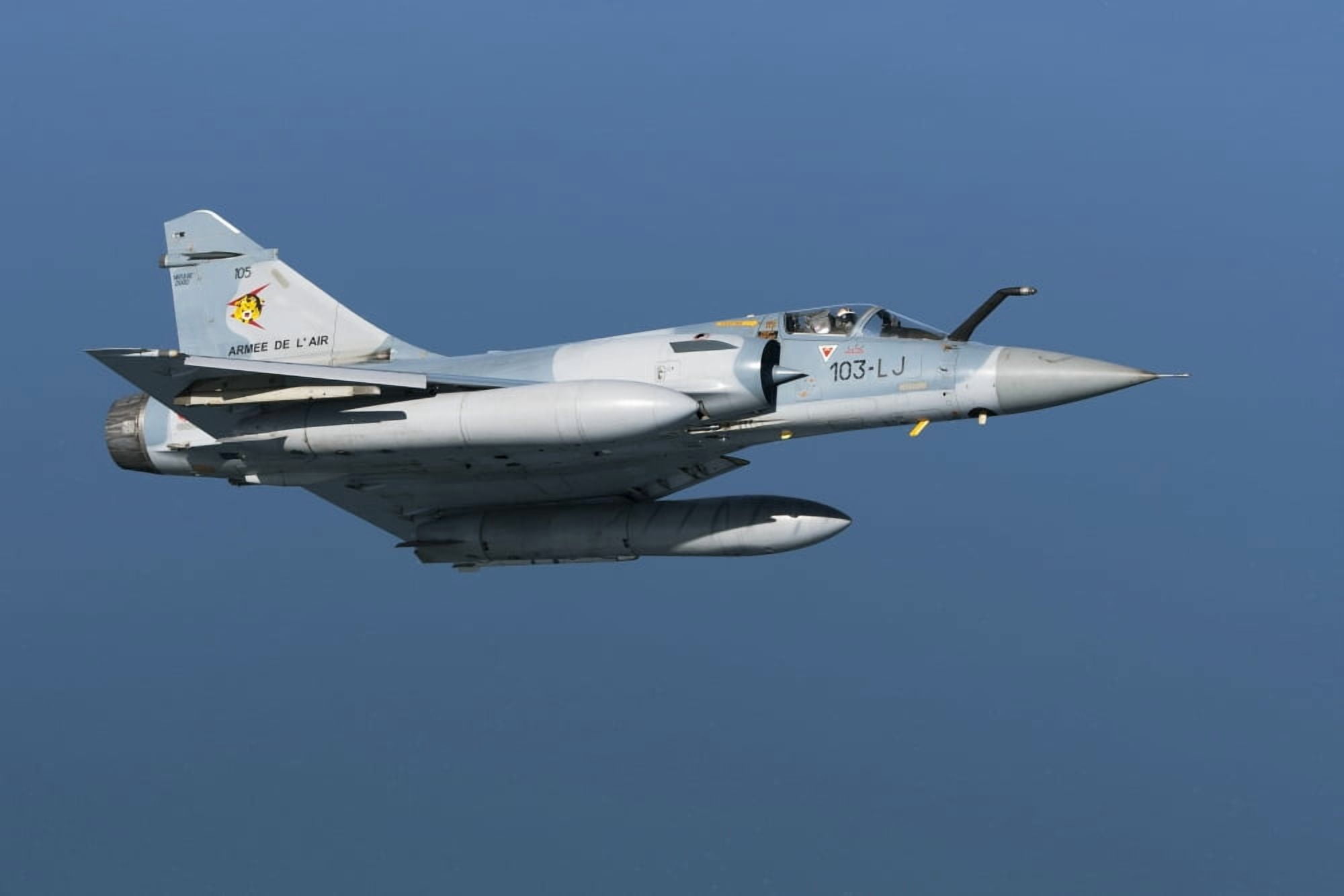 Mirage 2000C of the French Air Force Canvas Art - Gert KromhoutStocktrek Images (35 x 23)