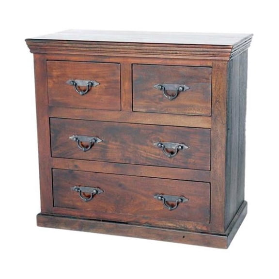 Mirage 4 Drawer Country Chest & Nightstand - 36 x 34 x 18 in.