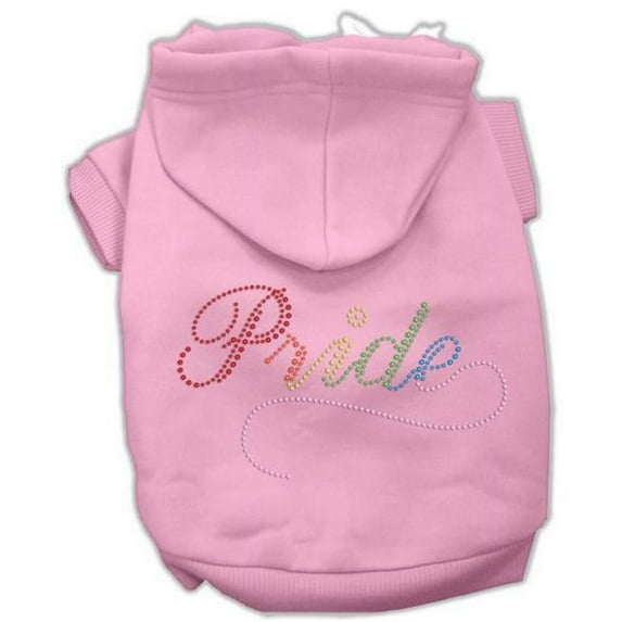 Mirage 54-65 XSPK Rainbow Colored Pride Dog Hoodie Pink XS