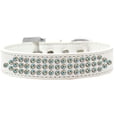 thumbnail image 1 of Dog, Puppy  Pet Fashion Collar, "Three Row Aurora Borealis Crystal Rimsets", 1 of 11