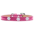 thumbnail image 1 of Dog, Puppy  Pet Widget Ice Cream Collar, "Snowflakes", 1 of 9