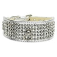 thumbnail image 1 of Dog, Puppy  Pet Collar, "Five Row Clear Crystal", 1 of 11
