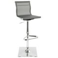 thumbnail image 1 of Mirage Contemporary Adjustable Barstool With Swivel In Silver, 1 of 7
