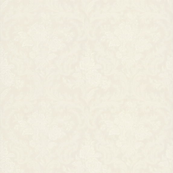 Mirage Cotswold White Floral Damask Wallpaper