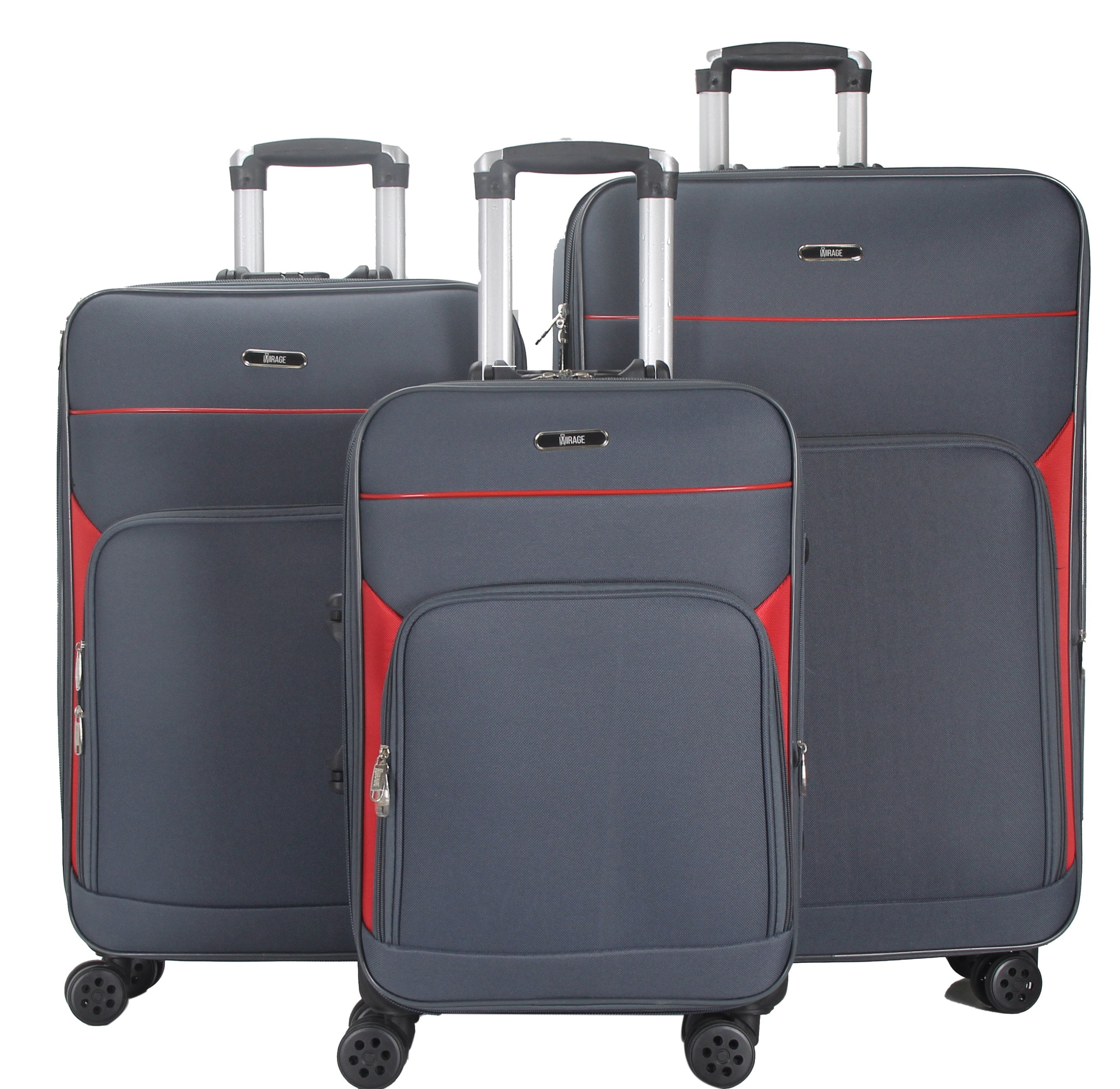 Jane Soft Shell Lightweight Expandable 360 Dual Spinning Wheels Combo