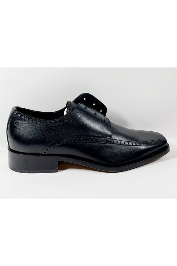 Men's Finney Oxford Leather 2892, Black - Size 7.5D
