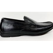 Mirage Mens Slip on Loafer Leather Shoes 4901 - Porto Black - Size 46
