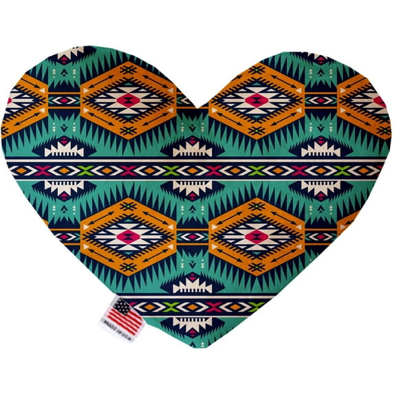 Pet and Dog Plush Heart or Bone Toy, "Southwestern Group" (Available in different sizes, and 12 different pattern options!)