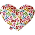 thumbnail image 1 of Mirage Pet 1166-CTYHT8 Funny Bunnies Canvas Heart Dog Toy - 8 in., 1 of 1
