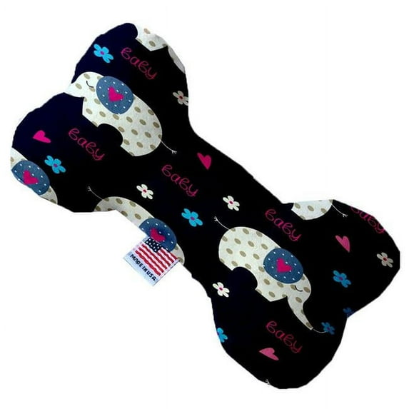 Mirage Pet 1176-SFTYBN10 Baby Elephants 10 in. Stuffing Free Bone Dog Toy