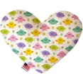 thumbnail image 1 of Mirage Pet 1198-CTYHT8 Easter Chickadees Canvas Heart Dog Toy - 8 in., 1 of 1