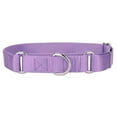 thumbnail image 1 of Mirage Pet 124-1M LVMD Plain Nylon Martingale Dog Collar, Medium - Lavender, 1 of 1