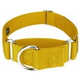 thumbnail image 1 of Mirage Pet 124-1M YWXL Plain Nylon Martingale Dog Collar, Extra Large - Golden Yellow, 1 of 1