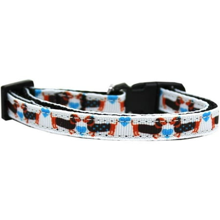Mirage Pet 125-141 CT Doxie Love Nylon Ribbon Cat Safety Collar