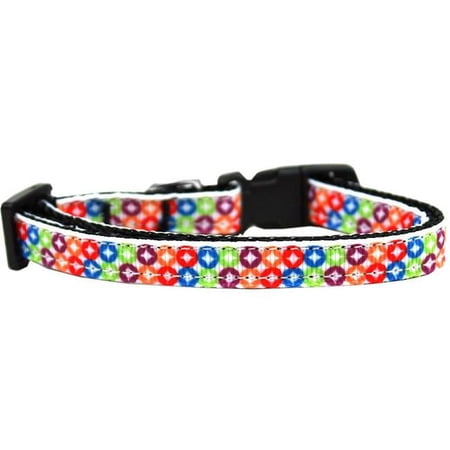 Mirage Pet 125-199 CT Bright Diamonds Nylon Ribbon Cat Safety Collar