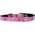 thumbnail image 1 of Mirage Pet 126-018 38BPK16 Lollipops Nylon Dog Collar with Classic Buckle 0.37 in., Pink - Size 16, 1 of 2