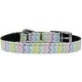 thumbnail image 1 of Mirage Pet 126-171 3810 Spring Chevron Nylon Dog Collar with Classic Buckle 0.37 in. - Size 10, 1 of 2