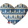 thumbnail image 1 of Mirage Pet 1273-CTYHT6 Blue Reindeer Canvas Heart Dog Toy - 6 in., 1 of 2