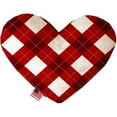 thumbnail image 1 of Mirage Pet 1311-CTYHT6 Candy Cane Argyle Canvas Heart Dog Toy - 6 in., 1 of 2