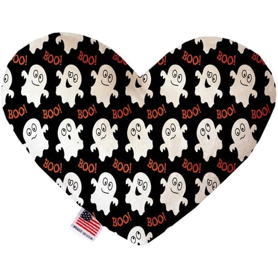 Mirage Pet 1335-CTYHT6 Little Boo Who Canvas Heart Dog Toy - 6 in.