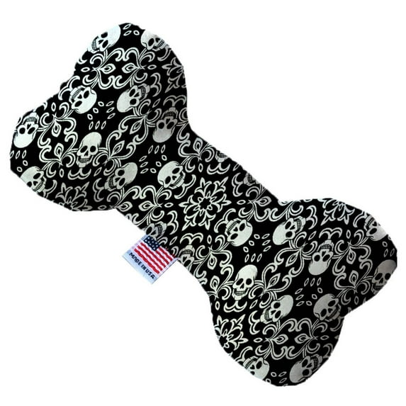 Pet and Dog Plush Heart or Bone Toy, "Skulls Group" (Available in different sizes, and 12 different pattern options!)