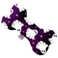 thumbnail image 1 of Mirage Pet 1350-CTYBN10 Ghosts on Purple Canvas Bone Dog Toy - 10 in., 1 of 1