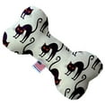 thumbnail image 1 of Mirage Pet 1351-CTYBN6 Purple Kitties Canvas Bone Dog Toy - 6 in., 1 of 1