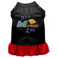 thumbnail image 1 of Mirage Pet  14 in. Mermaid Life Embroidered Dog Dress - Black with Red, Large, 1 of 1