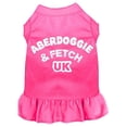thumbnail image 1 of Mirage Pet  22 in. Aberdoggie UK Screen Print Dress, Bright Pink - 4X, 1 of 1