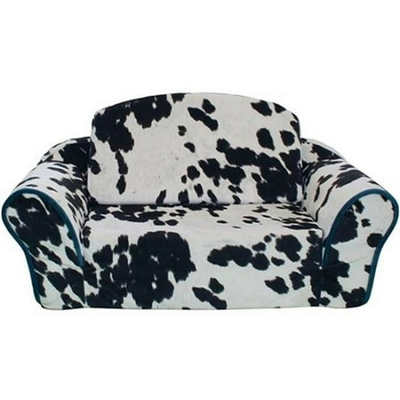 Mirage Pet 500-085 Cowprint with Turquoise Interior Pull Out Pet Sleeper Sofa Bed
