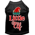 thumbnail image 1 of Christmas Pet Dog  Cat Shirt Screen Printed, "Little Elf", 1 of 11