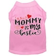 thumbnail image 1 of Mirage Pet 51-451 LPKXS Mommy is My Bestie Screen Print Dog Shirt, Light Pink - Extra Small, 1 of 2